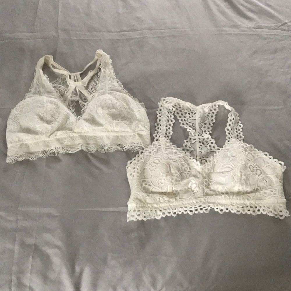 White bralette bundle